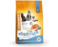 3x Fokker Fresh Fish Kattenvoer Verse Zalm 2,5 kg