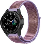 Strap-it Samsung Galaxy Watch 4 Classic 42mm nylon band - lila