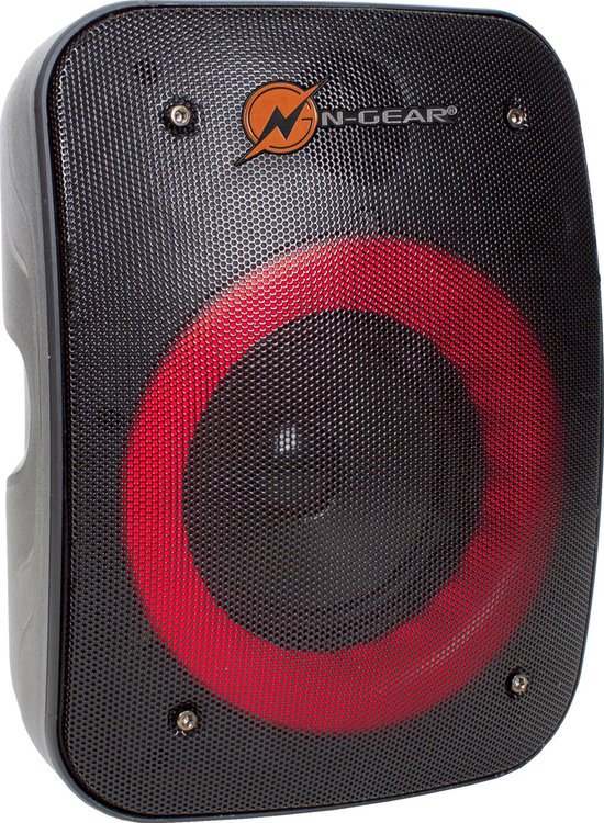 N-GEAR LGP 4 Studio - Draadloze Bluetooth Party Speaker - Karaoke Set - 1 Microfoon - Discoverlichting van N-GEAR — afbeelding 5