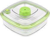 Ziva Vacuüm Vershouddoos - Small (0,8 liter) - BPA Vrij - Vershoudbakjes - Meal Prep Bakjes - Lunchbox - Diepvriesbakjes - Vershouddoos - Vershoudbakjes Set - Plastic Bakjes - Luch
