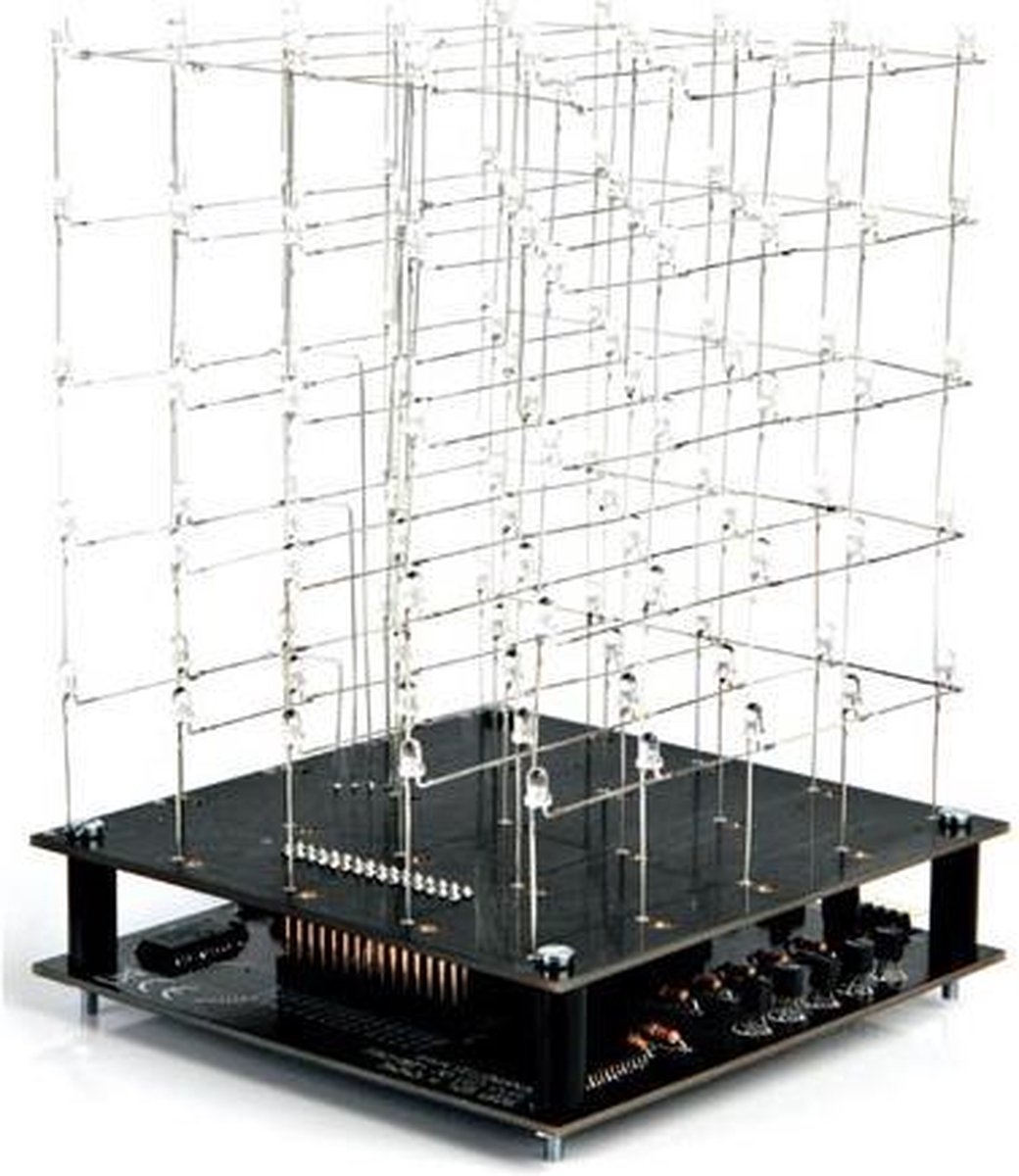 Whadda - 3D LED CUBE 5 x 5 x 5 (blue LED)