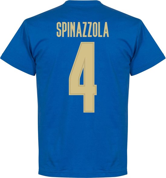 Italië Squadra Azzurra Spinazzola 4 Team T-Shirt  - Blauw - S