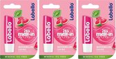 Labello Watermelon Shine - Lippenbalsem - 3 stuks - Voordeelverpakking
