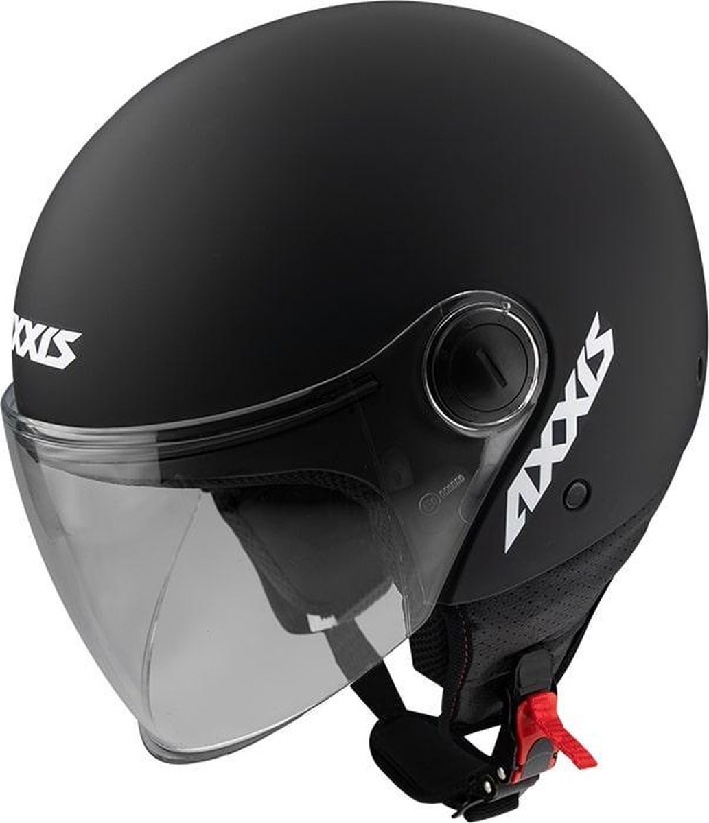 Helm Axxis Square Solid Mat Zwart S