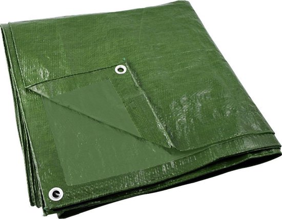 Bâche protection bois vert HDPE 90G 1.5X6 m