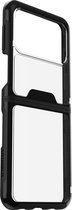 OtterBox Symmetry Flex case geschikt voor Samsung Galaxy Z Flip3 5G Black Crystal - Transparant & Zwart