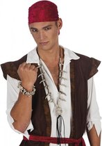 Halloween - Kannibalen/piraten armbandje schedels en botten - Halloween verkleed accessoires