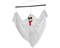 Halloween - Wit hangend decoratie spook 60 cm - Halloween hangdecoratie  poppen | bol.com