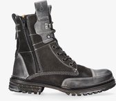 Yellow cab | Sergeant 4-c grey mid lace up boot - multicolour sole | Maat: 44