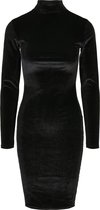 Dames - Nieuw - Modern - Ladies Velvet Turtle Neck Dress