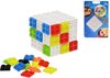 Afbeelding van het spelletje Magische kubus breinbreker met steentjes - Creëer je eigen unieke puzzel - Fidget Toy - 6 x 6 cm