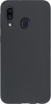 BMAX Siliconen hard case hoesje geschikt voor Samsung Galaxy A40 - Hard Cover - Beschermhoesje - Telefoonhoesje - Hard case - Telefoonbescherming - Antraciet