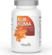 CURCUMA Complex 400 (60 curcuma capsules), hoge dosis kurkuma plus vitaminen en koper, hoge biobeschikbaarheid, voor immuunsysteem, bloedsomloop en energiemetabolisme