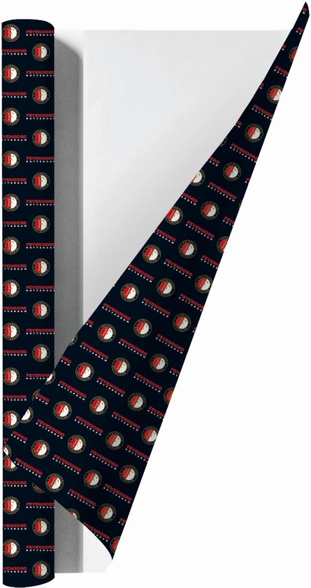 Feyenoord kaftpapier voor schoolboeken - 200 x 70 cm - 6 rollen