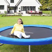 Trampoline Randhoes, Veerhoes, Randbescherming, Veiligheidsmat, UV-bestendig, Scheurvast Trampoline Accessoires, Standaard Maat, 183cm, HMTP6FT