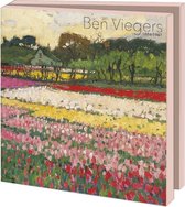 Bekking & Blitz - Dossier de cartes - Set de cartes de vœux - Cartes de musée - Cartes d'art - Y compris les enveloppes - Tulipes - Champs de tulipes - Ben Viegers - Museum De Zwarte Tulp