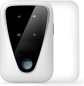 bestberry® MiFi Router – 4G op Reis – Gaat tot 12 uur mee - 300 Mbps – 10 apparaten – Oplaadbaar