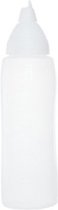 Araven Doseerfles - Wit - 75cl - Kunststof - (Set van 6) en Yourkitchen E-kookboek