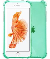 Smartphonica iPhone 6/6s Plus transparant siliconen hoesje - Groen / Back Cover geschikt voor Apple iPhone 6/6s Plus
