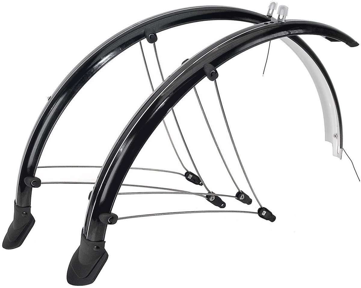 M-wave Spatbordenset 29 Inch Zwart Kunststof