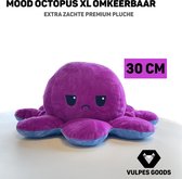 Vulpes Goods® Mood octopus XL 30 cm - Octopus knuffel - Mood knuffel - Tiktok knuffel - Limited Edition - Pluche knuffel - Knuffeldier - Omkeerbaar