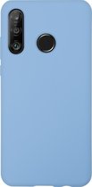 BMAX Siliconen hard case hoesje geschikt voor Huawei P30 Lite - Hard Cover - Beschermhoesje - Telefoonhoesje - Hard case - Telefoonbescherming - Blauw