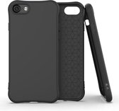 GadgetBay Soft case TPU hoesje voor iPhone 7, iPhone 8 en iPhone SE 2020 - zwart