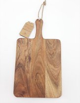 Rustiek Houten Snijplank Acasia Wood-Snijplank hout-Snijplank met houder-Keuken accessoires-Serveerplankjes-Houten Borrelplank