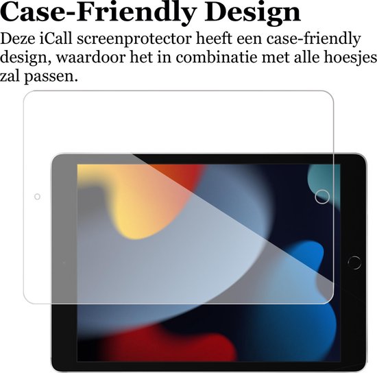 Protecteur d'écran pour iPad 2021 - 10,2 pouces - Verre de protection d'écran  pour