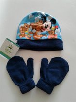 Mickey Mouse -baby - muts & handschoenen - maat 50
