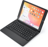 Case2go - Bluetooth toetsenbord Tablet hoes geschikt voor iPad 2021/2020/2019 - 10.2 Inch - QWERTY layout - Magneetsluiting - Sleep/Wake-up functie - Zwart