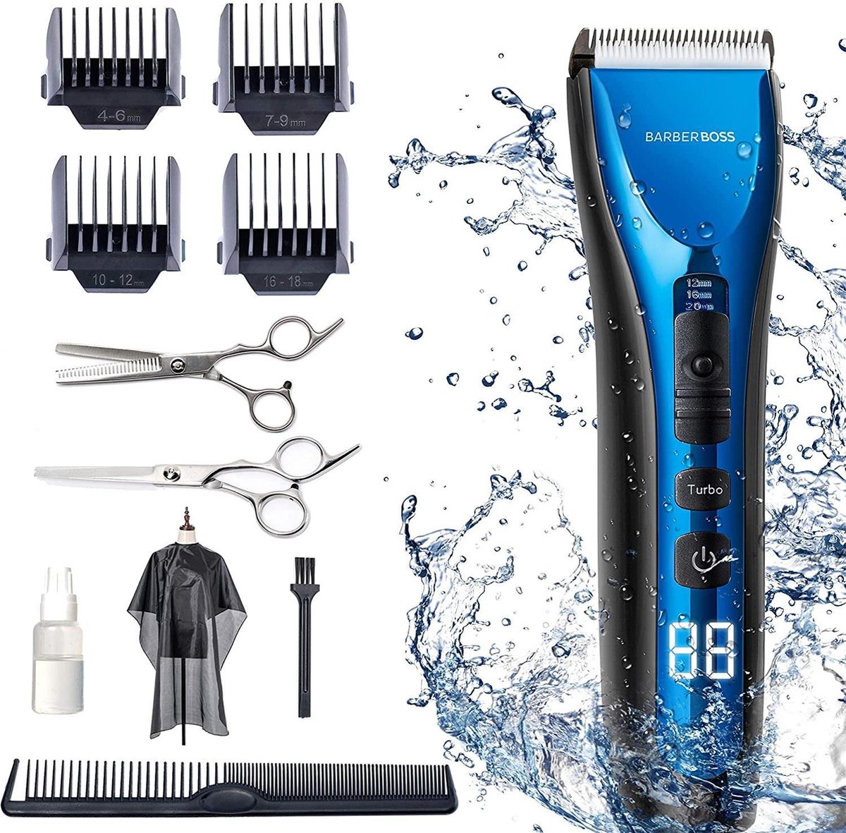 Baardtondeuse 11-Delige Haarknipset