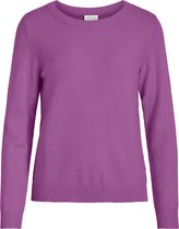 VILA VIRIL O-NECK  L/S KNIT TOP-FAV Dames Trui  - Maat L