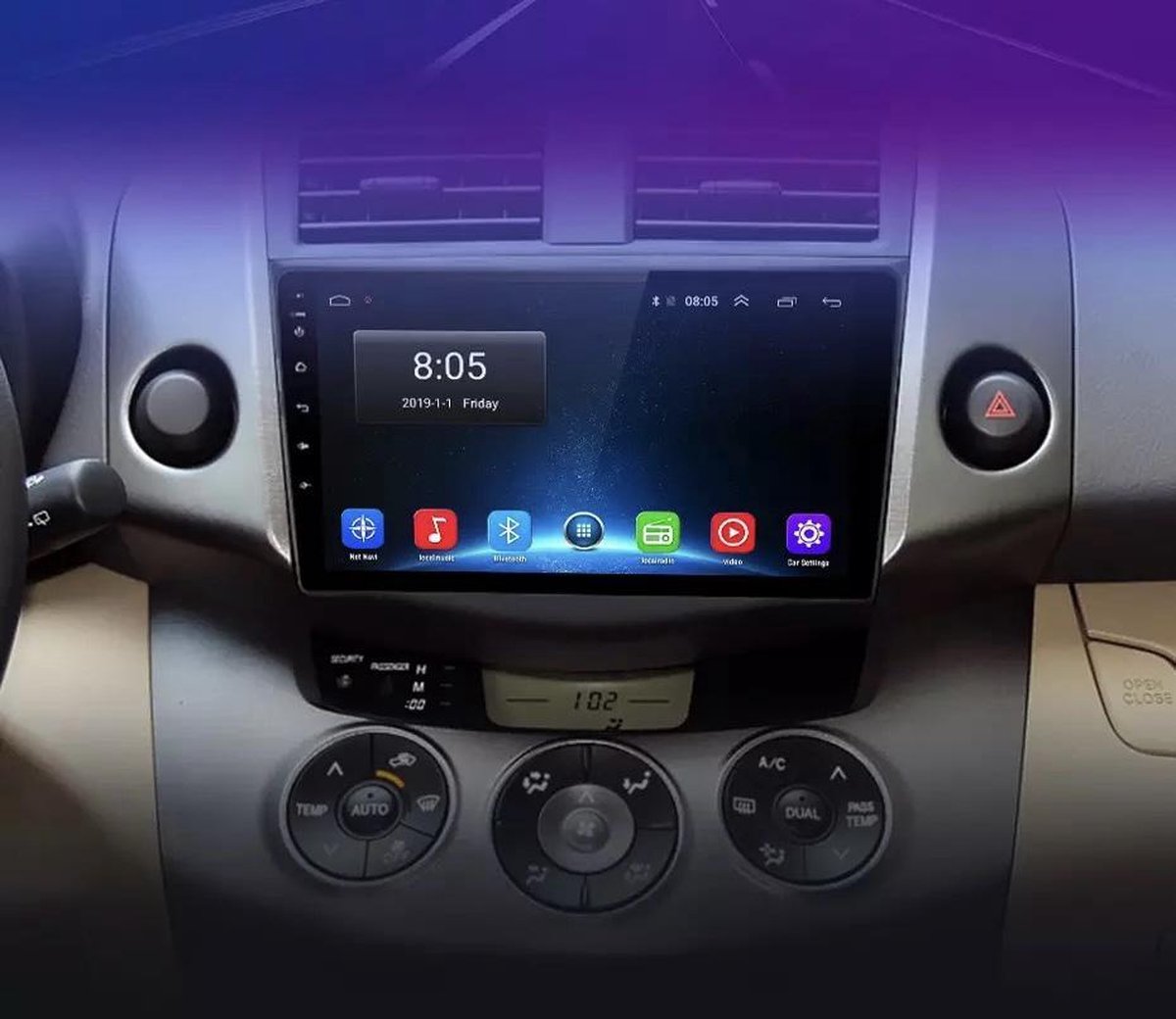 CarPlay Toyota Rav4 20062013 Android 10 navigatie en multimediasysteem