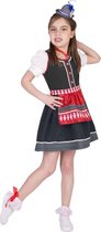 Oktoberfest Kostuum | Tirol Anja | Meisje | Maat 164 | Carnaval kostuum | Verkleedkleding