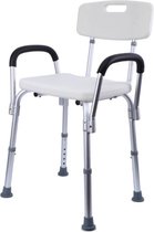 Sitwhip® Douchestoel Met Instelbare Hoogte - Douche stoel - Stoel Voor Douchen - Douchestoelen - Met Armleuningen - Rugleuning - Verstelbaar - Voor Volwassenen & Kinderen - Antislip - 136KG C