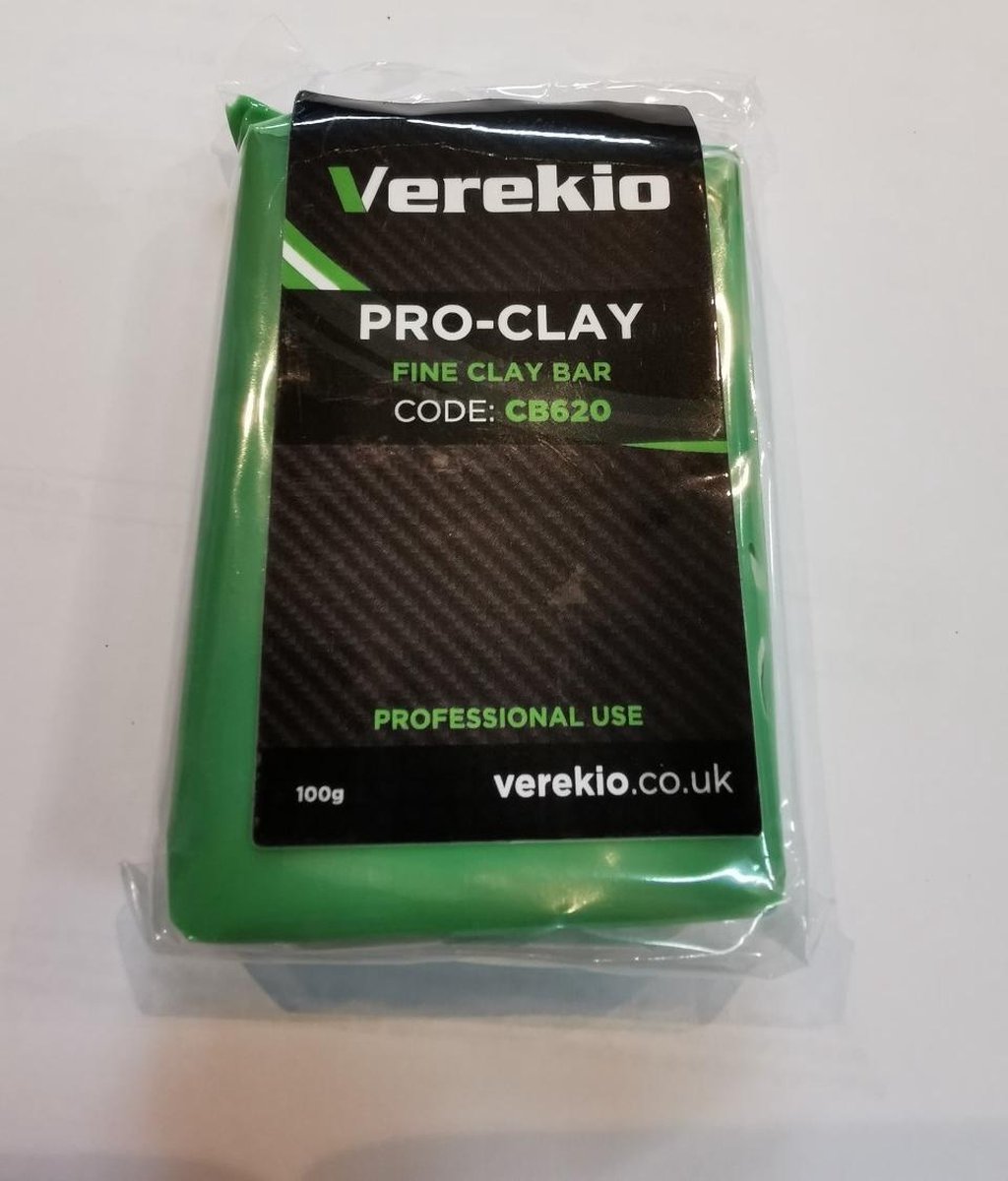 Verekio Pro Clay Reinigingsklei Groen (In Plastic) - Fijn