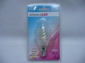 Allstars Filament Ledlamp  E14 3W lichtsterkte 330lm kleur 4000 klevin.