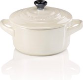 Le Creuset 6 mini braadpannetjes Metallic Creme 10cm 0,25l