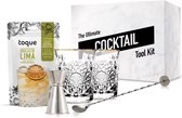 The Ultimate Gin Tonic Cocktail Tool Kit - Libbey Tumbler Met Gouden Rand