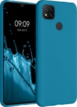 kwmobile telefoonhoesje geschikt voor Xiaomi Redmi 9C - Hoesje voor smartphone - Back cover in Caribisch blauw