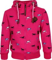Babes & Binkies Vestje paardjes roze limited Kids Roze - Maat 134/140