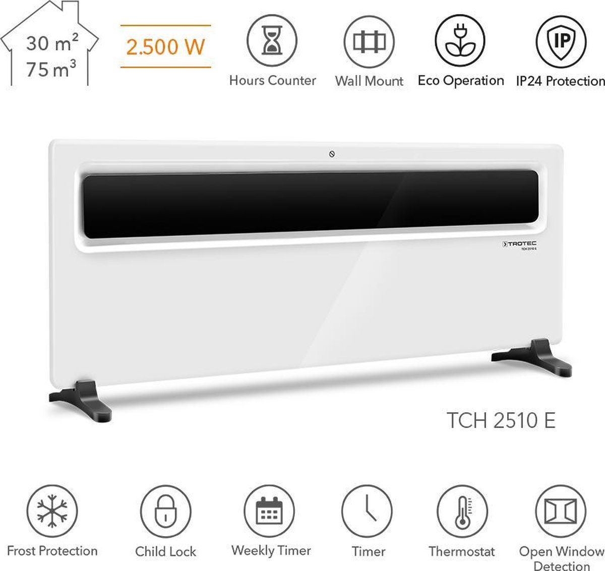 Trotec Convector TCH 25 E | Webwinkel