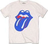 The Rolling Stones Heren Tshirt -S- Blue & Lonesome Classic Creme