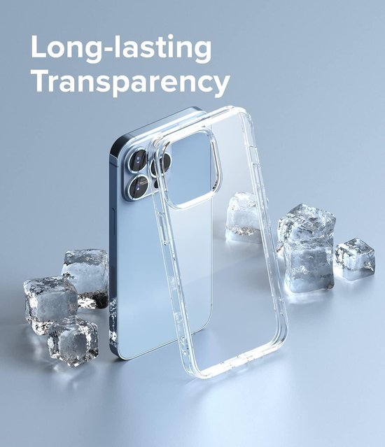 Apple iPhone 13 Pro Case Transparent & 1 Piece Full Verres Screen Protector - Coque arrière en Siliconen