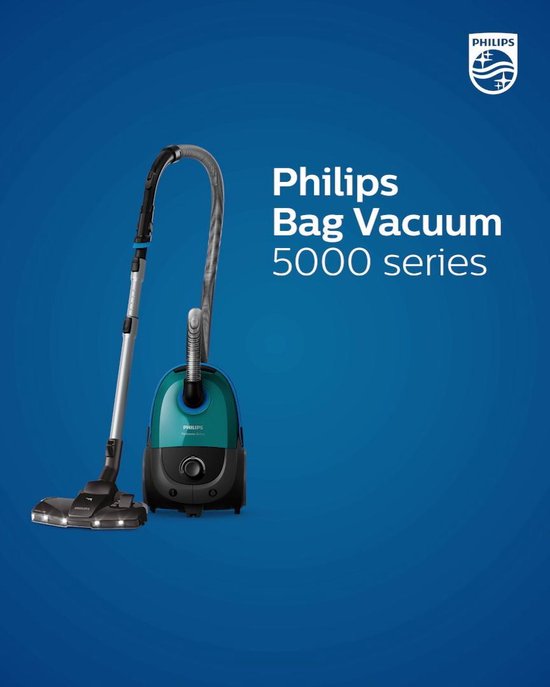 Aspirateur sans sac Philips Série 5000 - Mini-brosse turbo - 900W