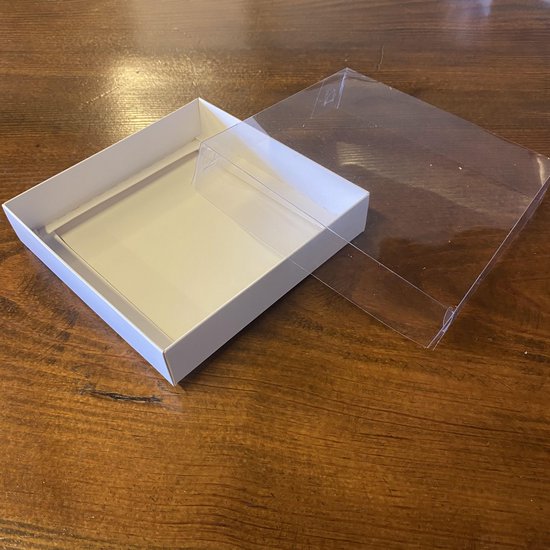 Boîte à gâteau transparente Boîte cadeaux en plastique avec