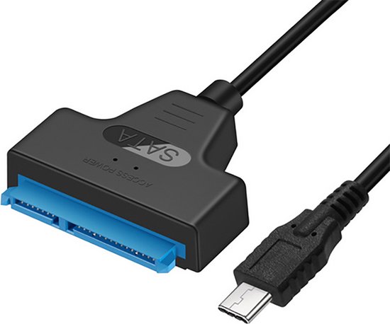 USB Type C naar SATA adapter kabel voor HDD / SSD 20cm