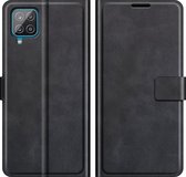 Samsung Galaxy A22 4G Hoesje - Mobigear - Wallet Serie - Kunstlederen Bookcase - Zwart - Hoesje Geschikt Voor Samsung Galaxy A22 4G