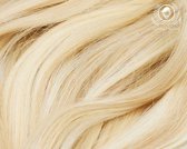 CAIRSTYLING CS618 Clip In Hair Extensions| Synthetic Vegan Hair | Blonde Wavy Clip-Ins | 100 Gram | 56 CM (22 inch) | 16 Clips 7 Delig | Haarverlenging | Inclusief Velvet Bag